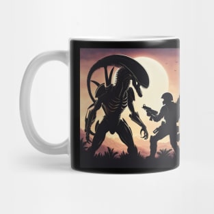 XenoMorphed Soldier Standoff Mug